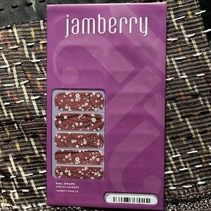 Marsala in Bloom Jamberry nail wraps